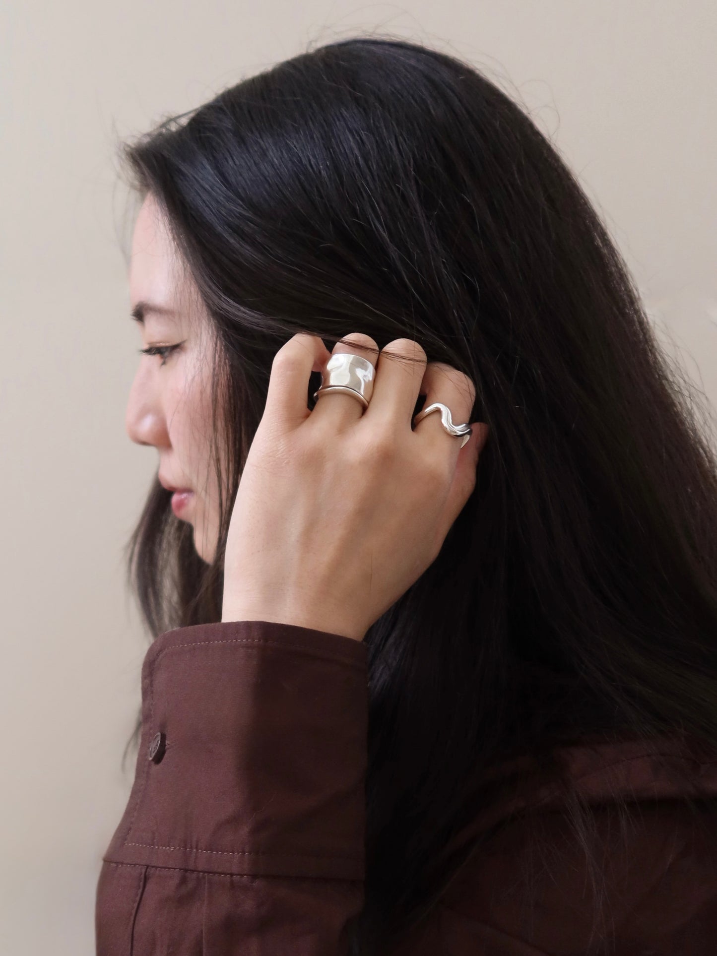 Crinkle Pringle Ring